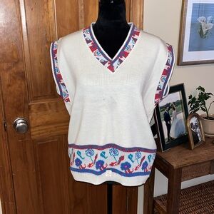 Brand new! Vintage Fortune Knits Sweater Vest